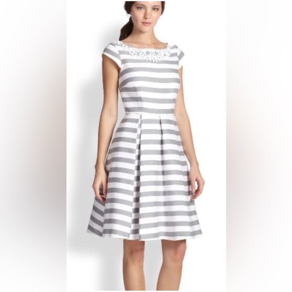 Kate Spade Mariella Pleated Fit and Flare Mini Dress